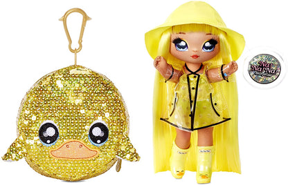 Na Na Na Surprise 2-in-1 Fashion - Boneca e bolsa de pom brilhante