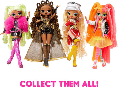 L.O.L. Surprise! Boneca Fierce ROYAL BEE Fashion Roupas, Acessórios e Suporte - 15 Surpresas 3+