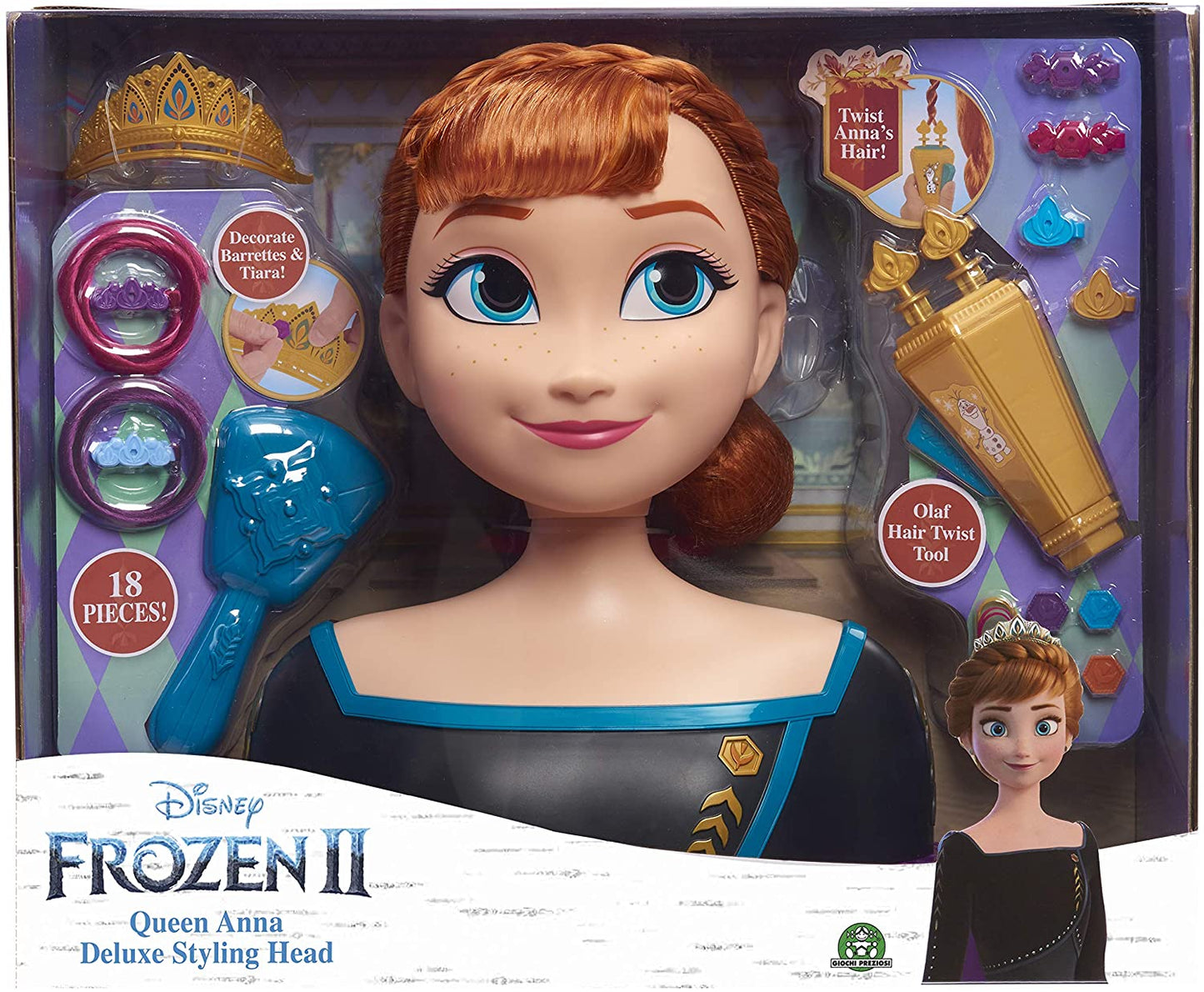 Disney Frozen Deluxe Anna Cabeleireira