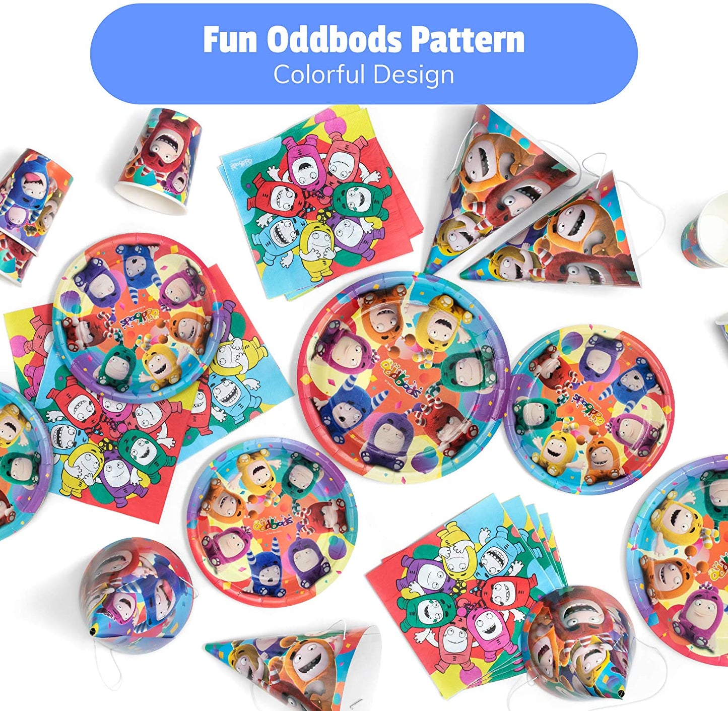 Oddbods - Artigos para festas de aniversário de crianças com tema Oddbods