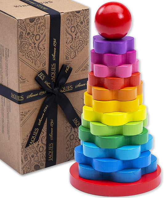 Jaques of London - Anillos apilables arcoíris