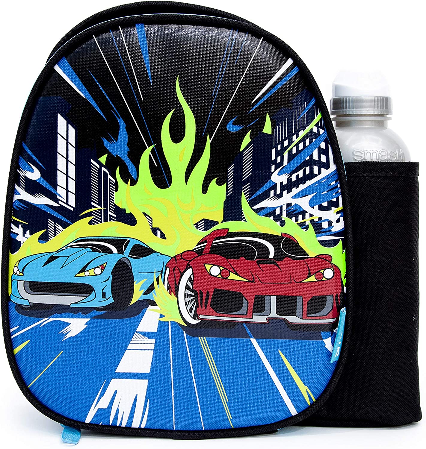 Smash 22834 Fiambrera y Botella, Poliéster, 500 mililitros, Multi