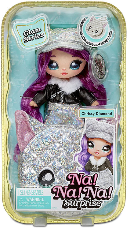 Na! Na! Na! Surprise 2 em 1 Pom Doll Glam Série 1 - Chrissy Diamond