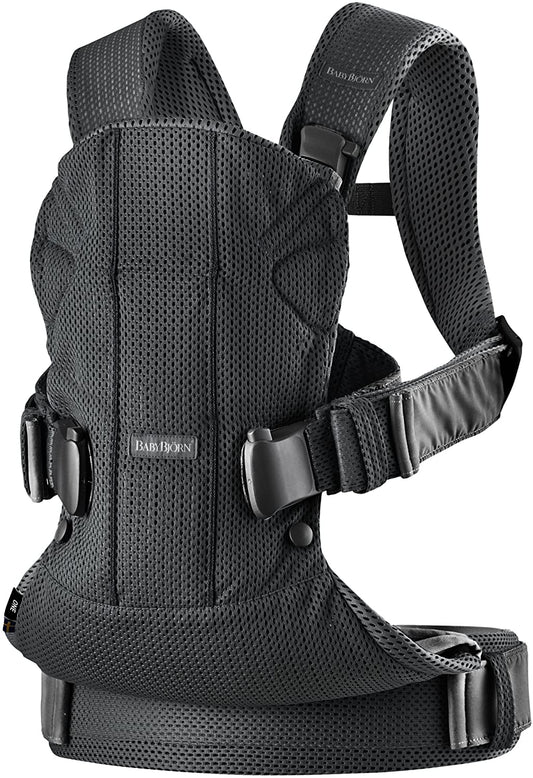 BABYBJÖRN Mochila Porta Bebé One Air, Malla 3D, Antracita 