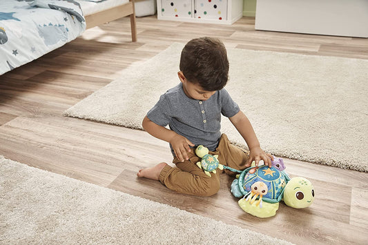 VTech - Tartaruga de Descoberta Sensorial com Luzes e Música (3 a 24 meses) - Verde