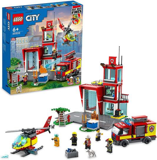 LEGO 60320 City Corpo de Bombeiros com Garagem