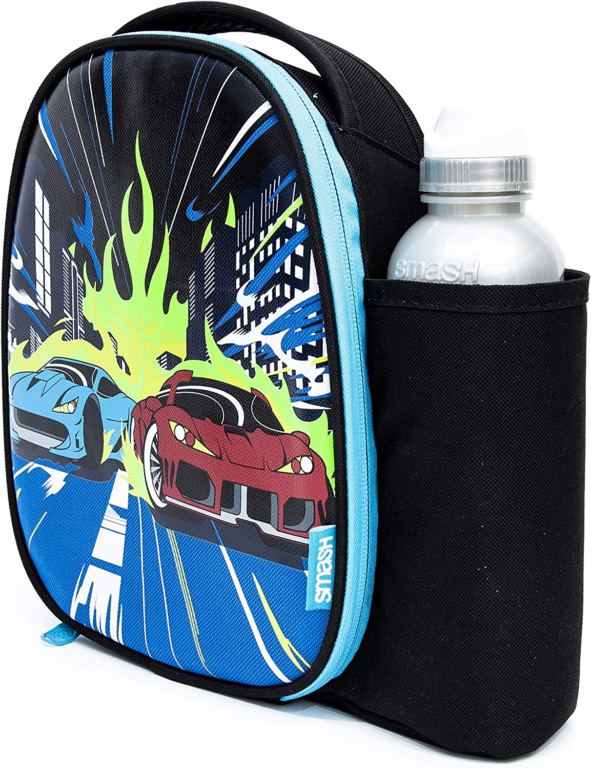 Smash 22834 Fiambrera y Botella, Poliéster, 500 mililitros, Multi