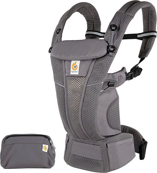 Ergobaby - Portabebés Omni Breeze SoftFlex 20kg+ - 4 posiciones - Gris grafito 