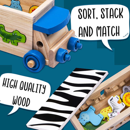 Jacques of London - Brinquedos classificados em formas de madeira