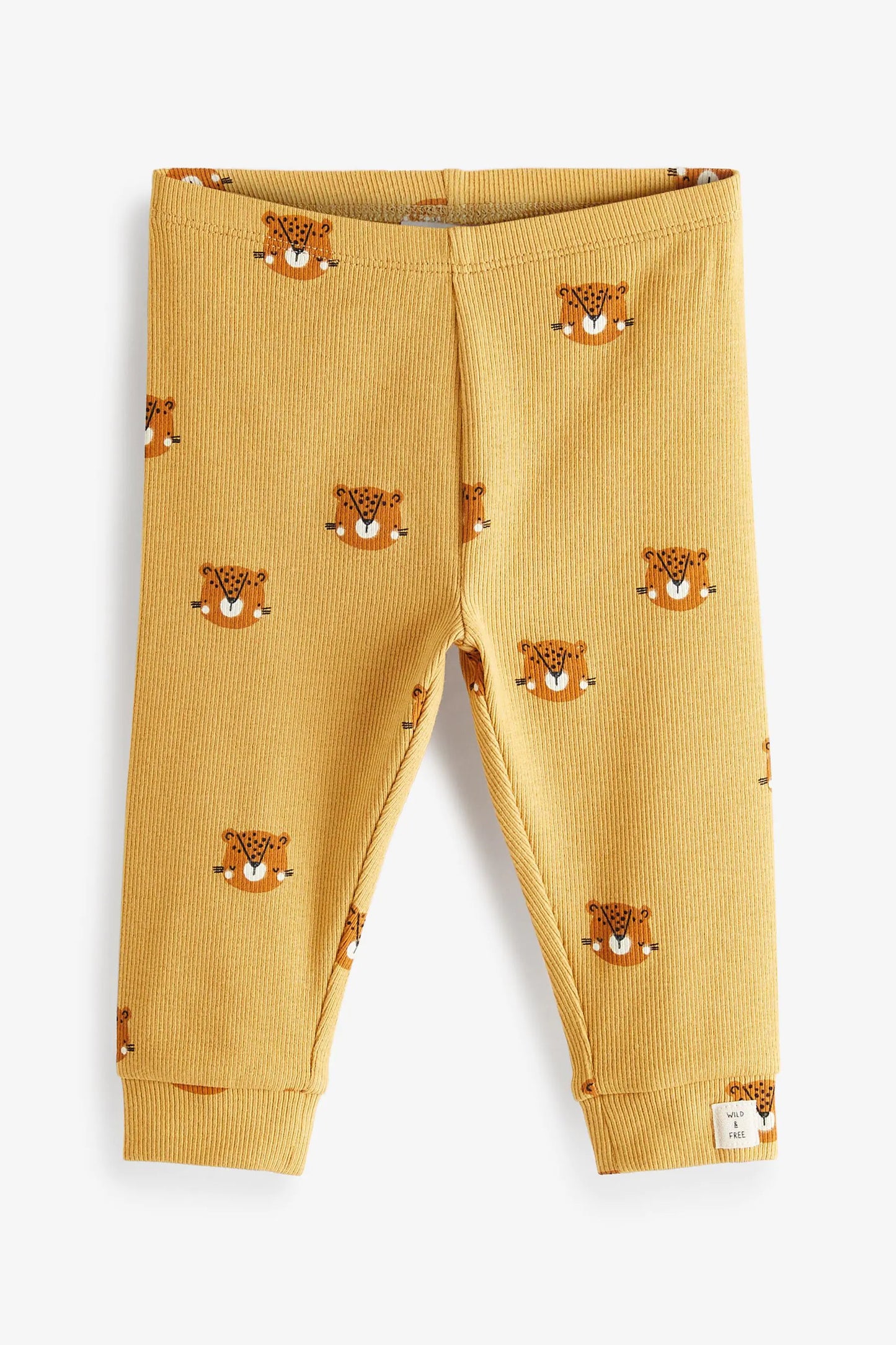 |BabyBoy| Conjunto de Legging Animais / Laranjado/Amarelo - Kit 3 peças  - (0 meses-2anos)