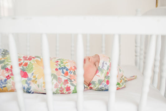 Copper Pearl de malha Swaddle Cobertor Lark