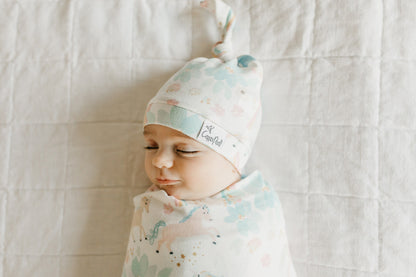 Copper Pearl Top Knot Chapéu Whimsy 0-4m