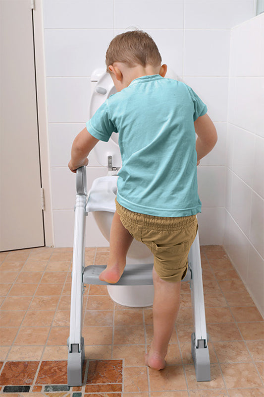 Dreambaby - Treinador de vaso sanitário escada branca/cinza