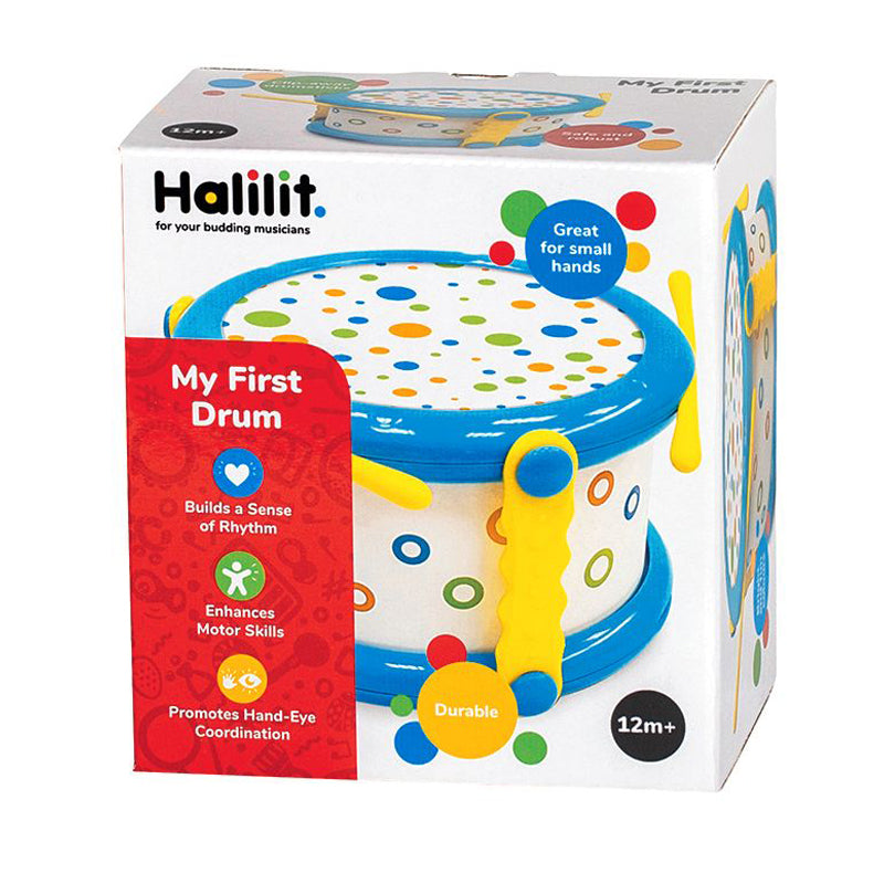 Halilit - Meu primeiro tambor ( cores variadas )