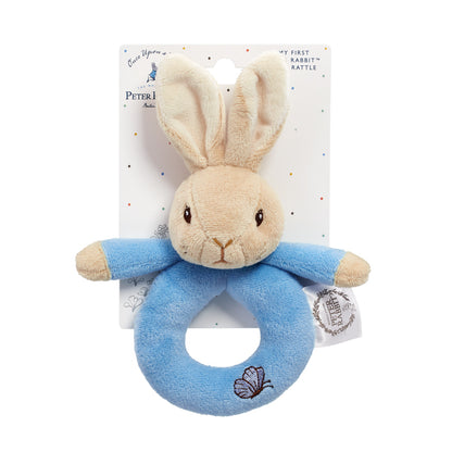 Pendientes sonajero de peluche Peter Rabbit &amp; Flopsy Bunny