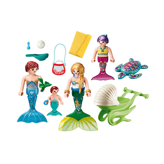 Playmobil - Familia mágica con cochecito Shell