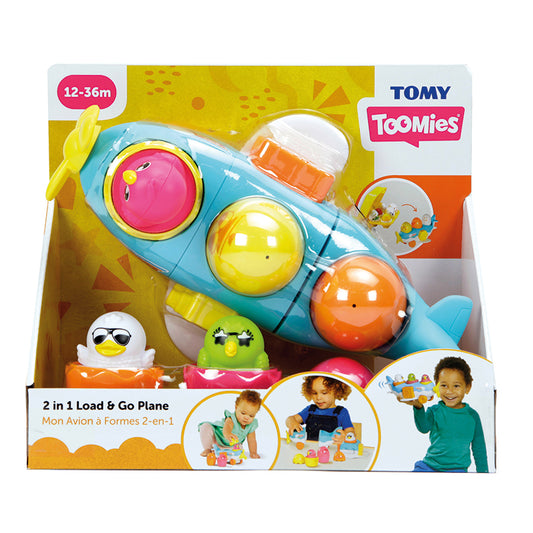 Tomy - 2 in 1 Load & Go Plane Avião de Brinquedo