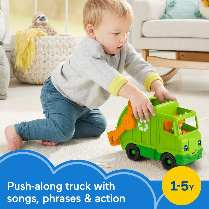 Vehículo de reciclaje Fisher-Price Little People