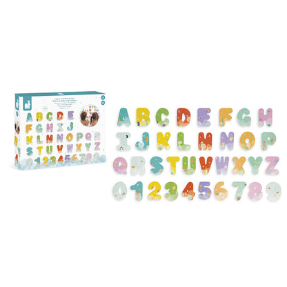 Janod - Letras e números da hora do banho