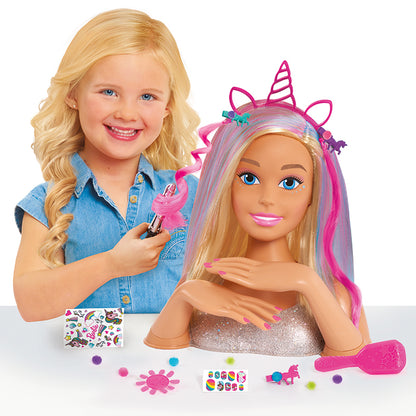 Barbie Deluxe Cabeleireira Glitter - Loira