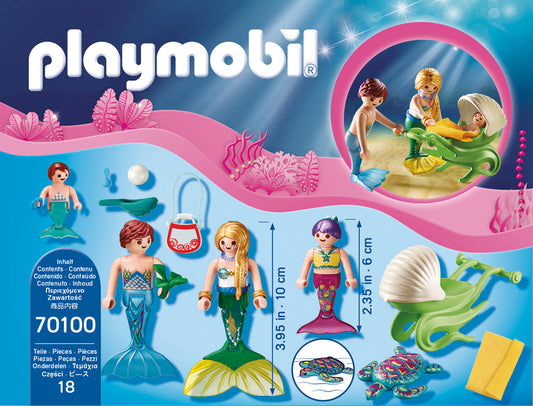 Playmobil - Família mágica com carrinho Shell