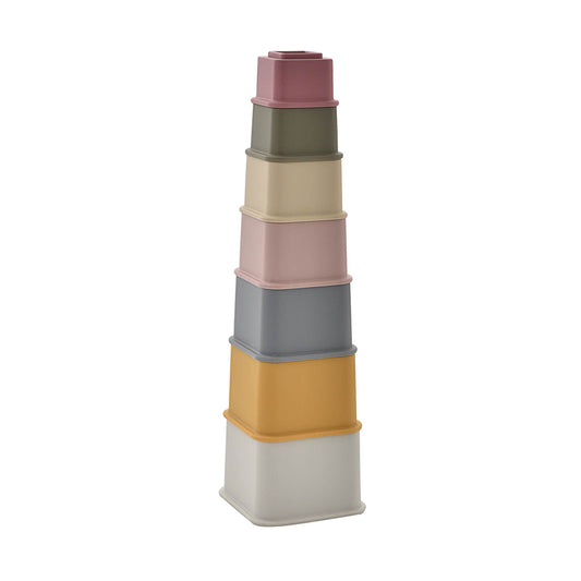 Bambino - Vasos Apilables de Silicona - Colores