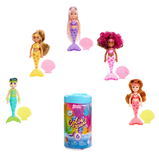 Barbie Chelsea Sereias Color Reveal