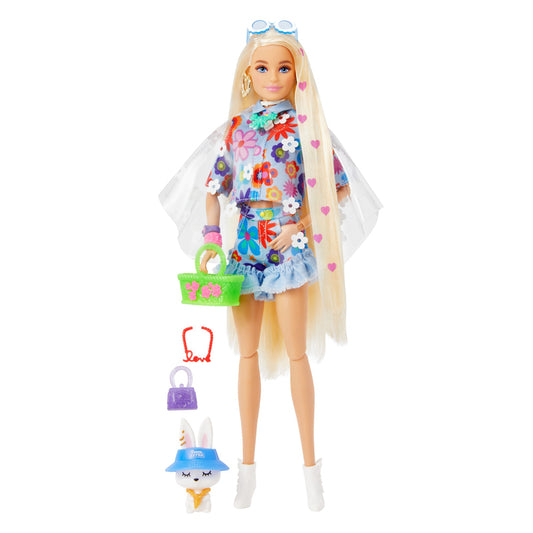 Barbie - Boneca Extra - Flower Power