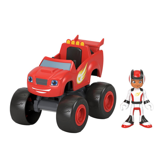 Figura Blaze y asistencia para vehículos.