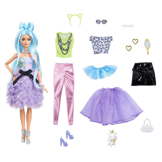 Muñeca Barbie Extra Deluxe - Pelo Azul