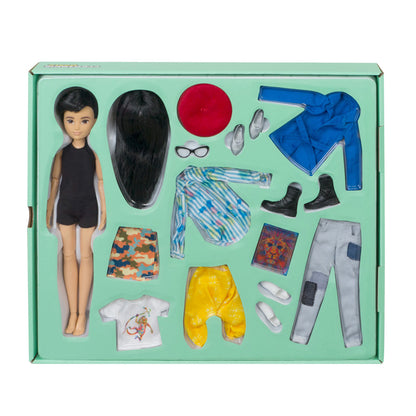 Creatable World Deluxe Character Doll with Black Hair