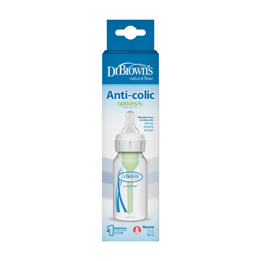 Dr. Brown's Natural de Fluxo Opções + Mamadeira Estreita 120ml