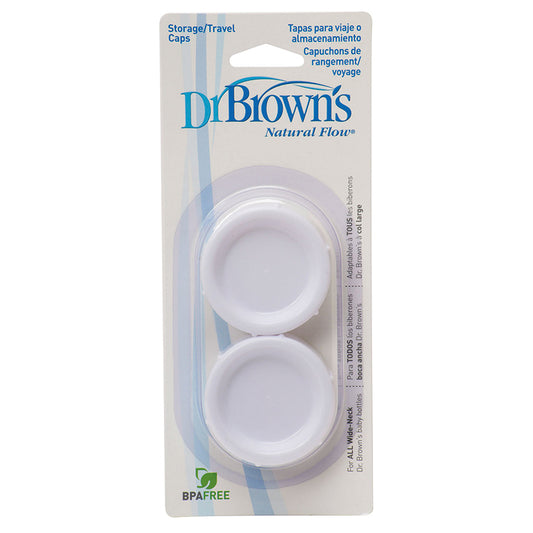 Dr. Brown's Tampas de Viagem - Kit com 2