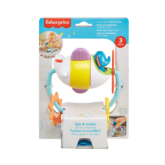 Fisher-Price - Brinquedo com ventosa de avião voador e giratório