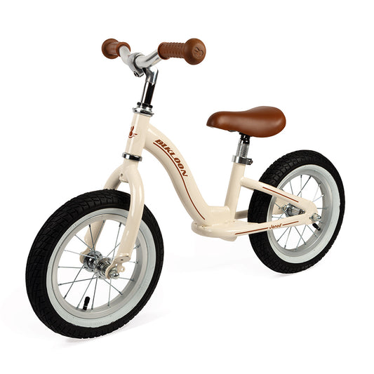 Janod - Bicicleta Balança Bikloon Vintage Metal - Bege