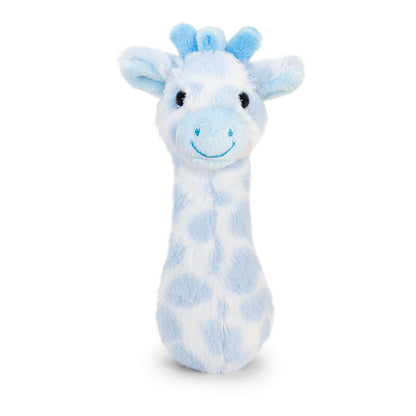Keel Toys Snuggle Giraffe Rattle - Chocalho de  pelúcia - Kit com 3