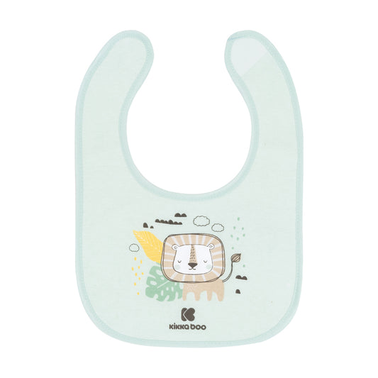 Baberos de algodón Kikka Boo Savanna Mint 3 unidades