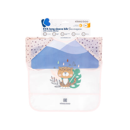 Kikka Boo Eva Longa Manga Babador Com Catcher Savanna Rosa