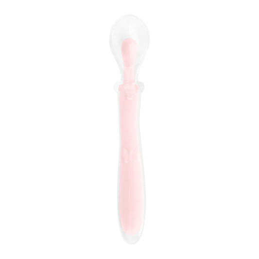 Cuchara de entrenamiento flexible Kikka Boo rosa