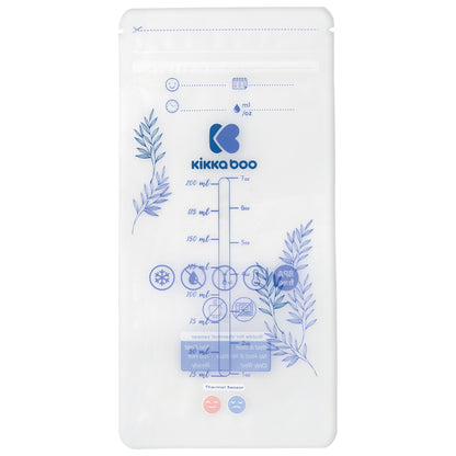Kikka Boo de leite de armazenamento Sacos com temperatura de sensor 50 unidades
