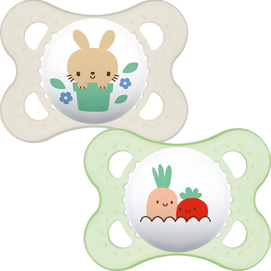 Chupete MAM Nature 0m+ - Kit de 2 (varios modelos)