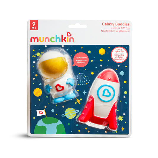 Munchkin - Brinquedos de banho Galaxy Buddies Light Up