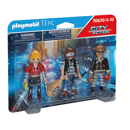 Playmobil 70670 Set de figuras de acción de policía de la ciudad