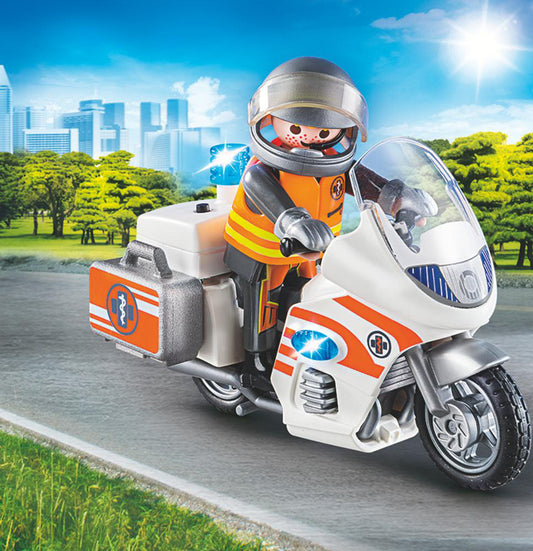 Playmobil City Life 70051 Moto de Emergência