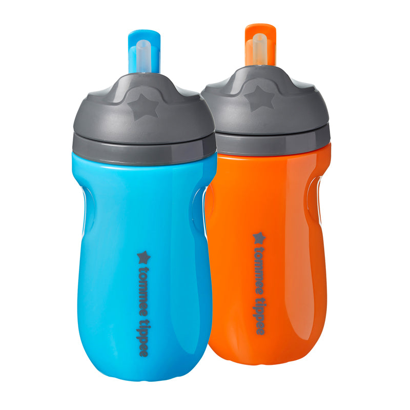 Tommee Tippee garrafa com canudo 12m+ 2Pk