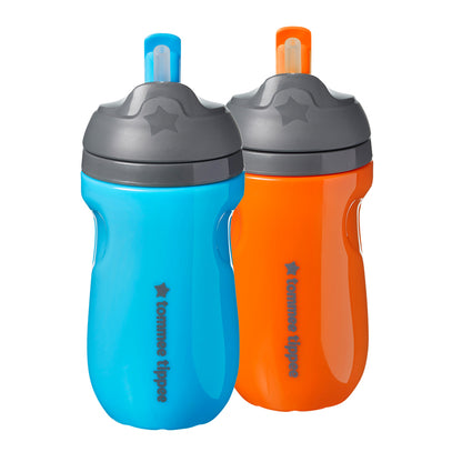 Tommee Tippee garrafa com canudo 12m+ 2Pk