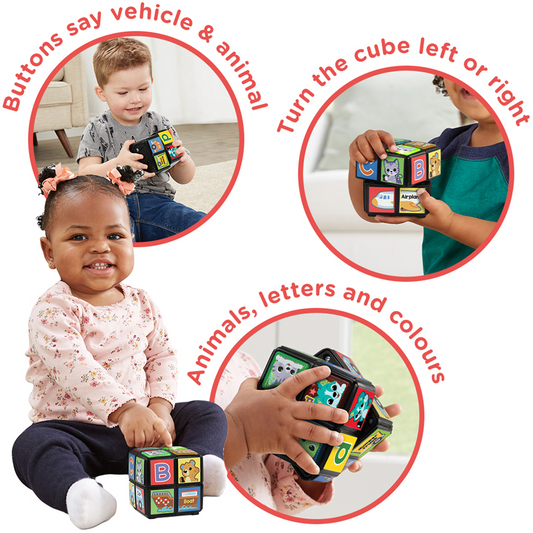 VTech Gire e ensine de animais o cubo