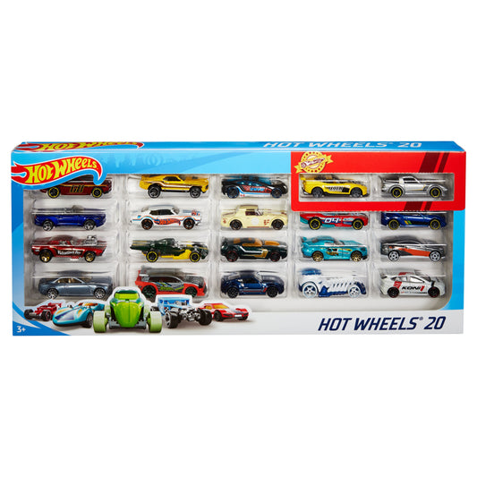 Hot Wheels Carrinhos Colecionáveis - Kit com 20