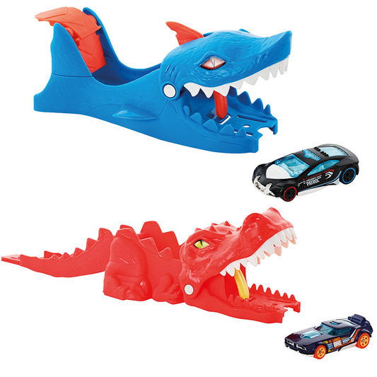 Hot Wheels City Launchers Asst - Dino e Tubarão