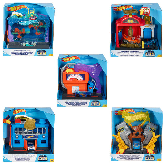 Hot Wheels City Kit com 4 Unidades (modelos variados)